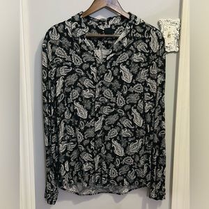Paisley print long sleeve men’s top